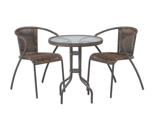 Garden Table with 2 Garden Chairs Set (Used)
