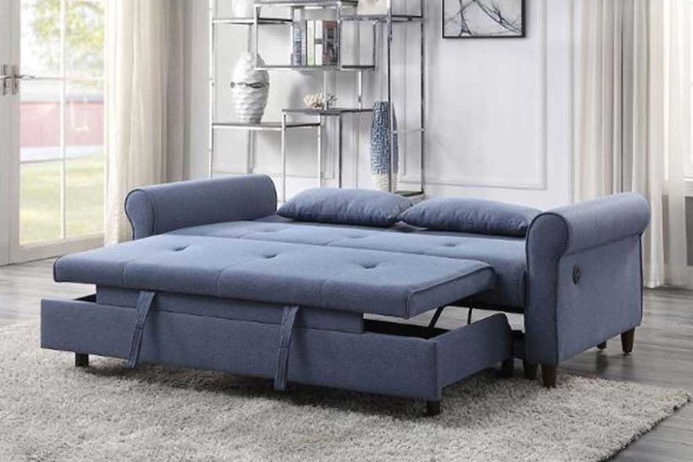 ソファベッド (布製) (中古)