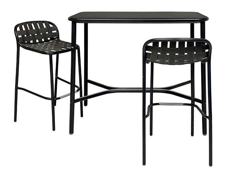 Garden Counter Table with 2 Garden Bar Stools Set (Used) #7
