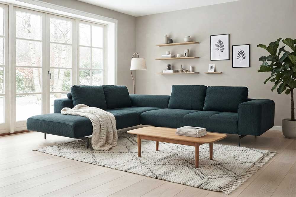 Corner Sofa (Fabric) (Used)