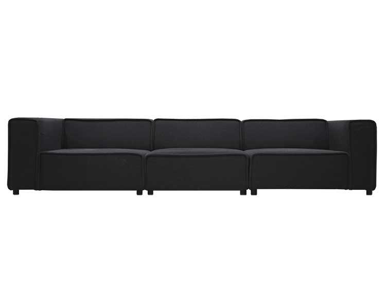 Sectional 3P Sofa (Fabric) (Used)