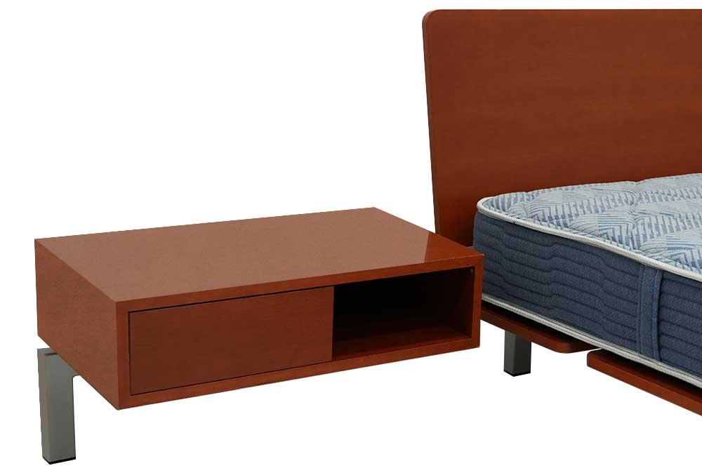 Double-Size Bed Frame w/Night Table (Used) #2