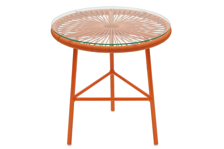 Garden Side Table / Orange (New)