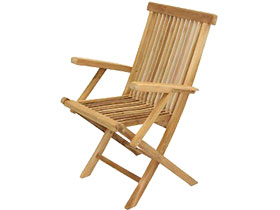 Folding Arm Chair (Used)