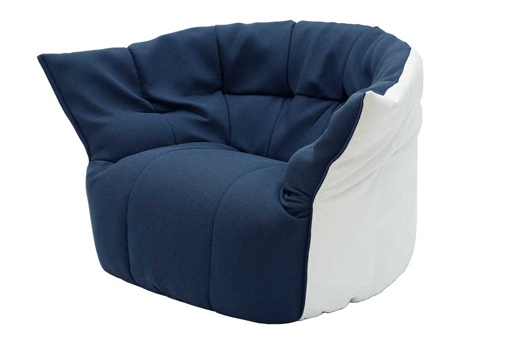 1P ソファ (布製+PVC) (中古)