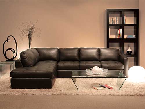 Corner Sofa (Leather) (Used)