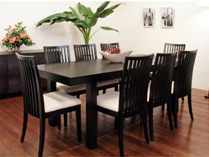 Dining Table with 8 chairs Set (Used)