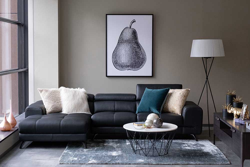 Corner Sofa (Leather) (New)